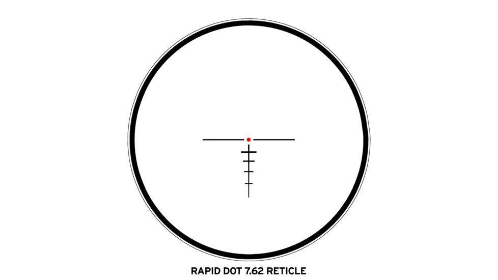 Steiner T332 Reticle Battle Sight Cal. 7.62, Black, 8796-762