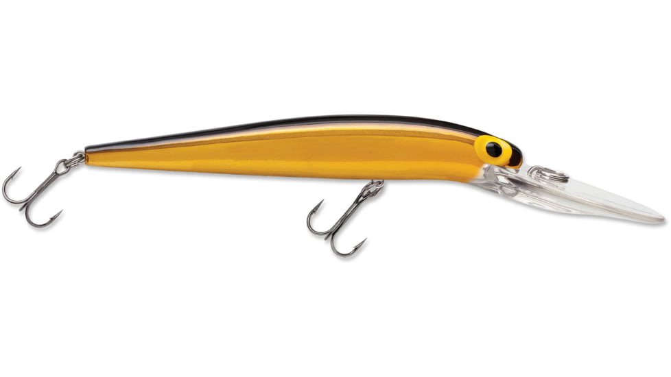Storm Original Deep ThunderStick 12 Hard Bait, Metallic Yellow/ Black BK, DAJ104