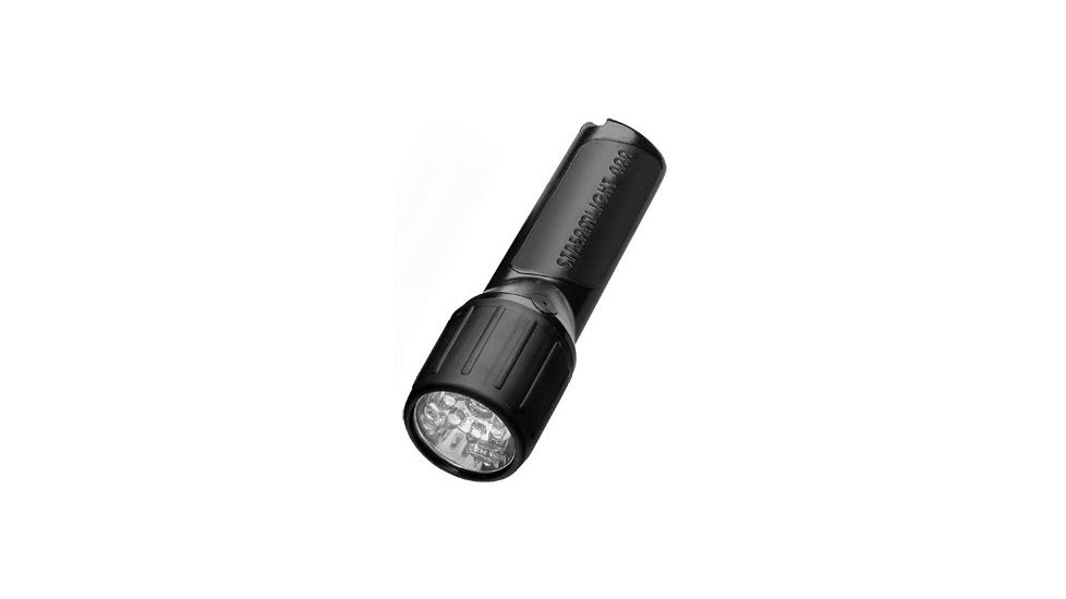 Streamlight 4AA Propolymer Luxeon Flashlight w/White LEDs, Batteries, Black, 68344