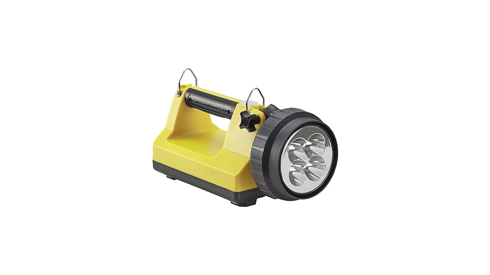 Streamlight E-Spot LiteBox 1500 Lumens Rechargeable Lantern Standard System, 120V AC/12V DC, Shoulder Strap &amp; Mounting Rack, Yellow, 45871