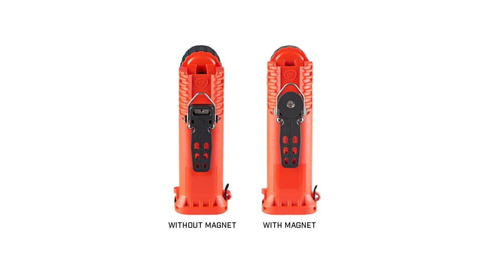 Streamlight Survivor Pivot USB LED Flashlight with Magnet, 120/DC, 325 Lumens, Orange, 91830