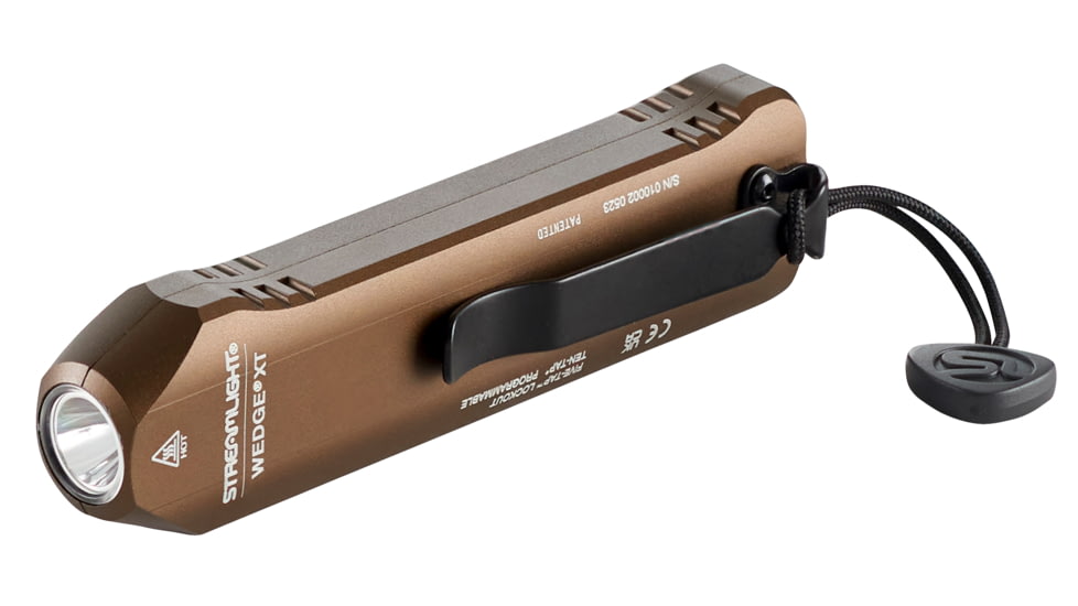 Streamlight Wedge XT LED Flashlight, USB-C Rechargeable, White, 500 Lumens, Coyote, 88813