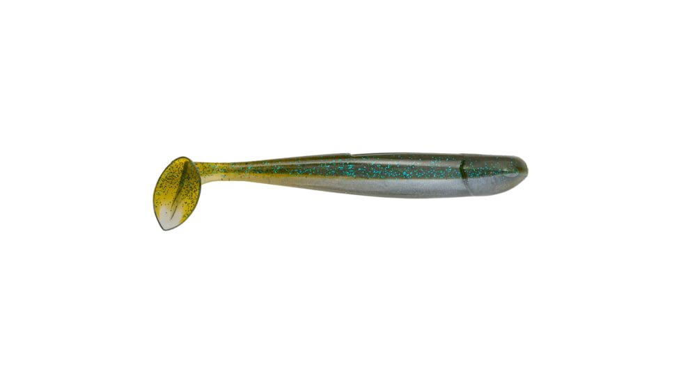 Strike King KVD Perfect Plastics Swim-N-Shiner, Soft Plastic Swimbait Fishing Lure, KVD Magic, 4in, 6-Pack, ??SWNS4-141, SWNS4-141