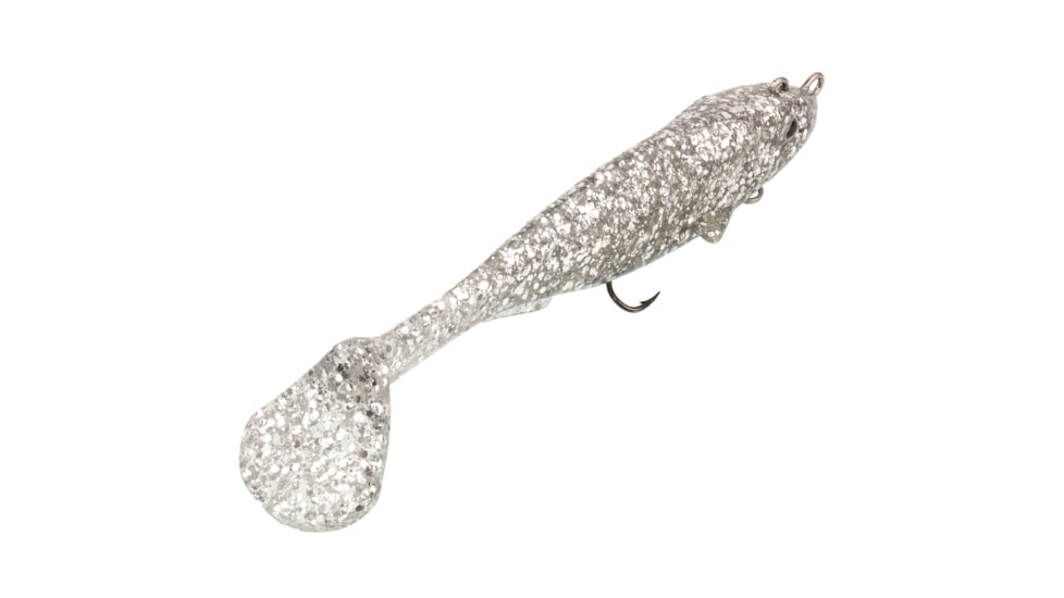 Strike King Final Copy Softbait, 1 pack, 4in, Carolina Chrome, 12-36049