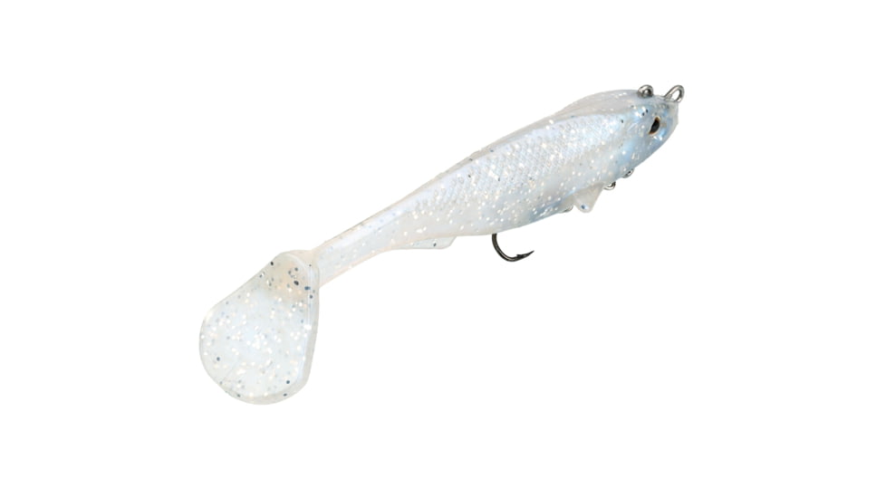 Strike King Final Copy Softbait, 1 pack, 4in, Pearl, 12-36045