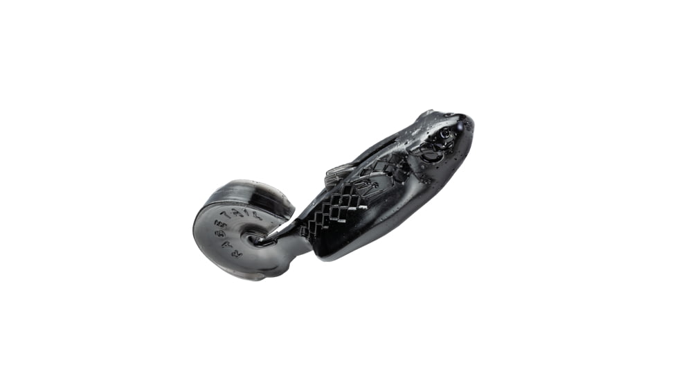Strike King Rage Buzz Minnow, Black, 3.75in, RGBZM-10
