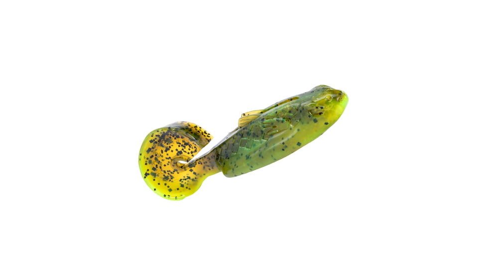 Strike King Rage Buzz Minnow, Green Pumpkin with Chartreuse Belly, 3.75in, RGBZM-94