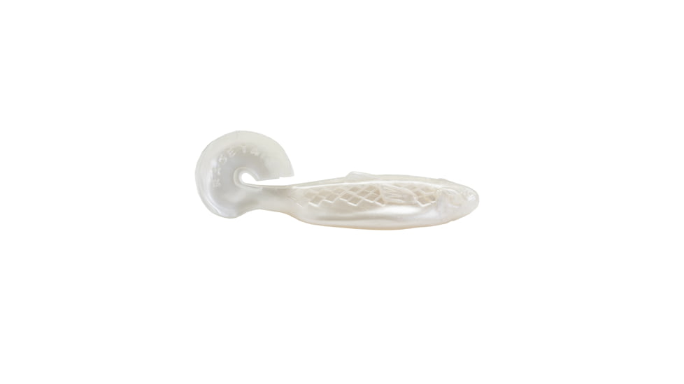 Strike King Rage Buzz Minnow, Pearl, 3.75in, RGBZM-84