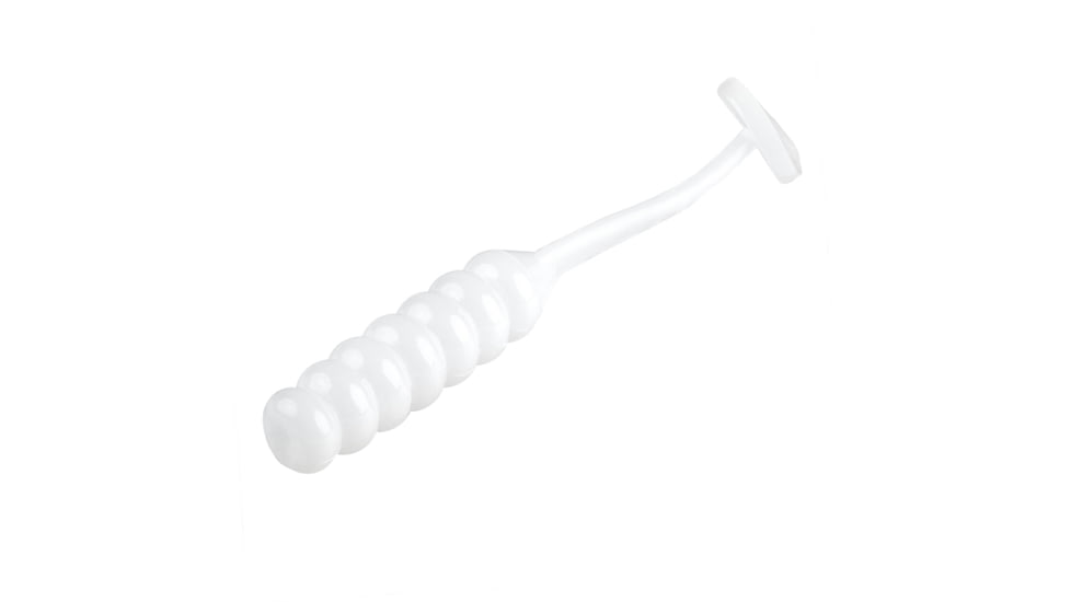 Strike King Slabalicious XL Softbait, 10 pack, 2.5in, White, 12-36431