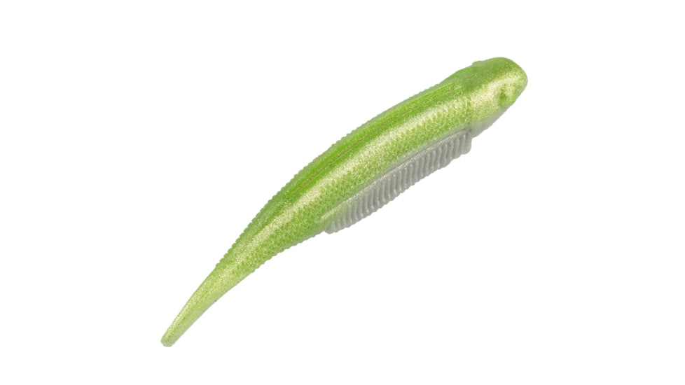 Strike King Spotlight Shim-E Minnow Softbait, 6 pack, 3in, Chartreuse Shad, 12-36020