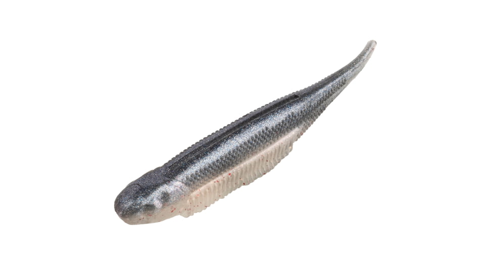 Strike King Spotlight Shim-E Minnow Softbait, 6 pack, 3in, Pro Blue Red Pearl, 12-36023
