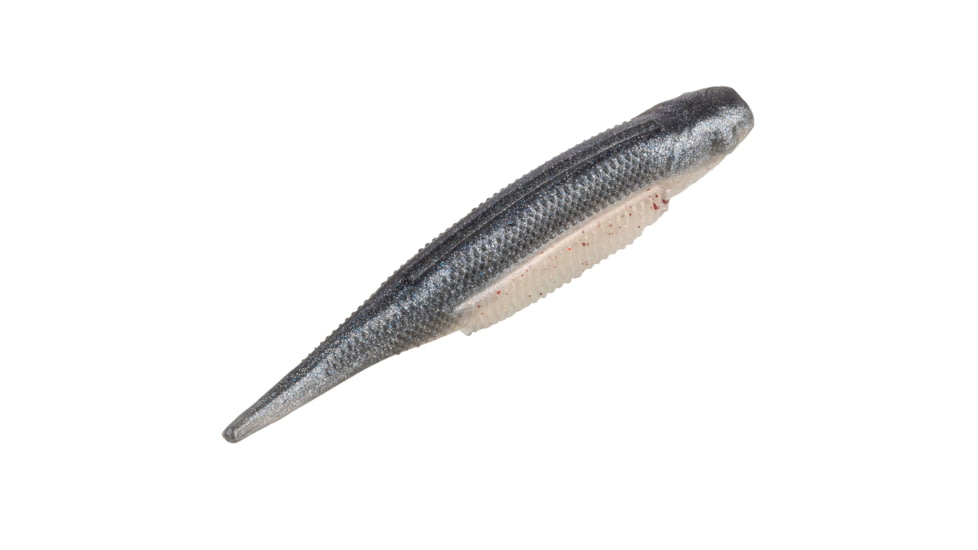 Strike King Spotlight Shim-E Minnow Softbait, 6 pack, 3in, Pro Blue Red Pearl, 12-36023