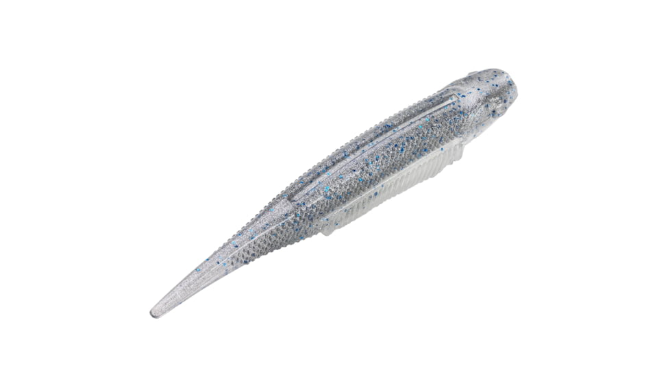 Strike King Spotlight Shim-E Minnow Softbait, 6 pack, 3in, Smokey Shad, 12-36017