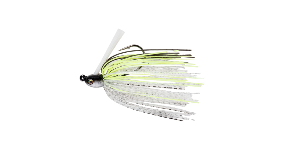 Strike King Tour Grade Tungsten Compact Swim Jig, Chartreuse Shad, 1/4oz, TGTSJ14-598