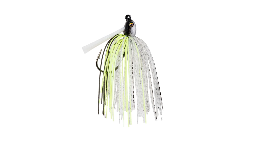 Strike King Tour Grade Tungsten Compact Swim Jig, Chartreuse Shad, 1/4oz, TGTSJ14-598