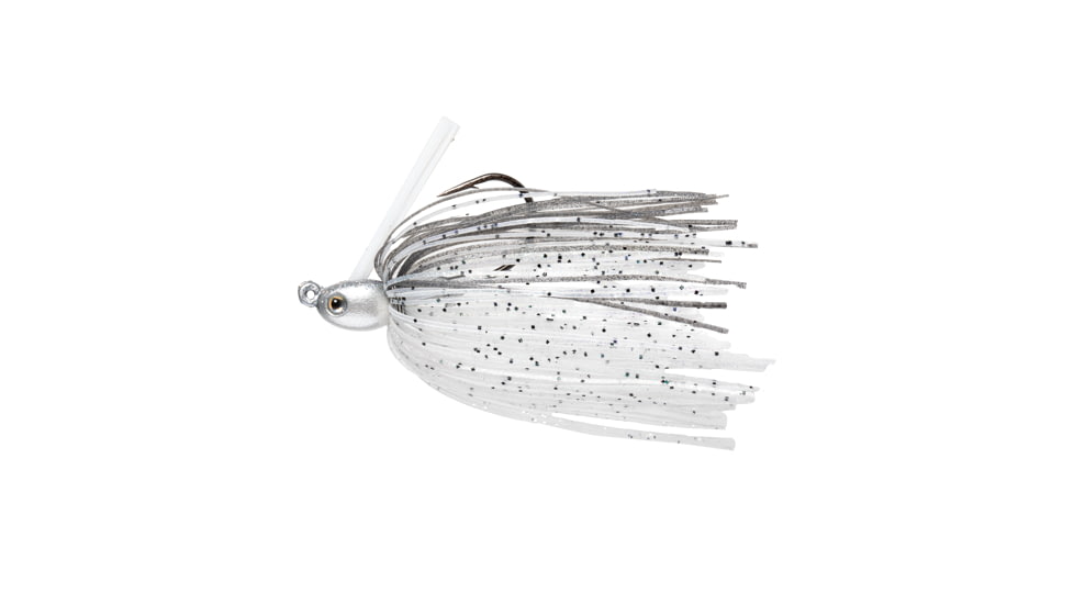 Strike King Tour Grade Tungsten Compact Swim Jig, Ghost Shad, 1/4oz, TGTSJ14-151