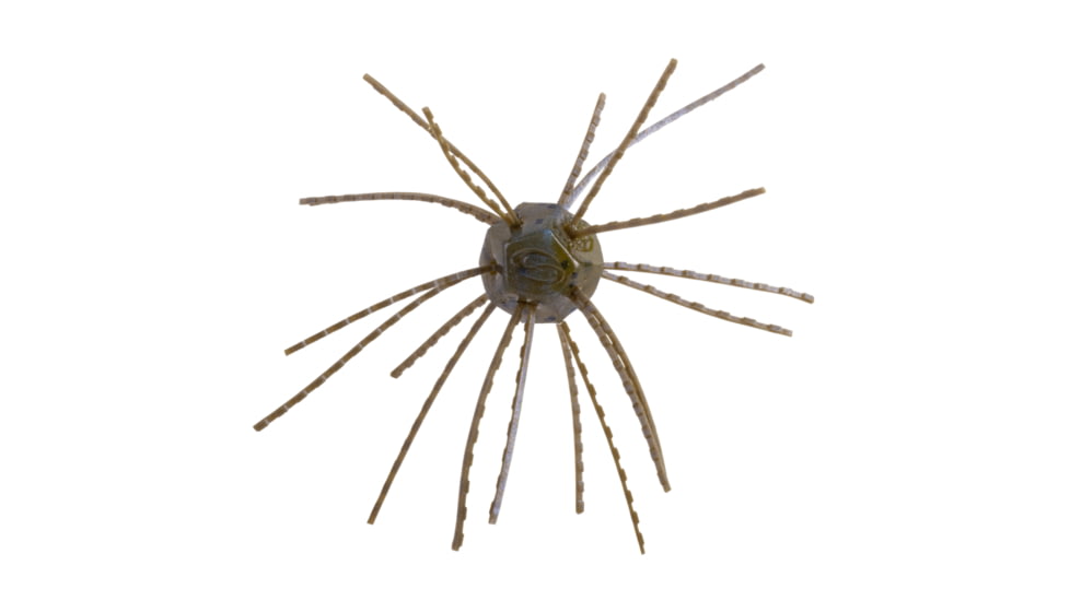 Strike King Tumbleweed Salted Softbait, 4 pack, 3in, Blue Craw, 12-36260