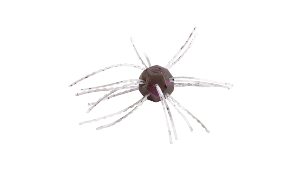 Strike King Tumbleweed Salted Softbait, 4 pack, 3in, Grape Whiskey, 12-36261