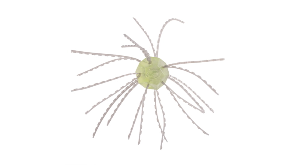 Strike King Tumbleweed Salted Softbait, 4 pack, 3in, Lemon Drop, 12-36264