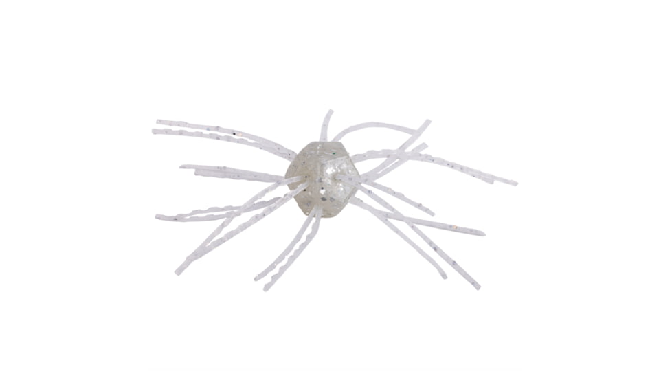 Strike King Tumbleweed Salted Softbait, 4 pack, 3in, Pearl Flash, 12-36255