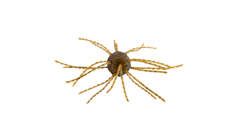 Strike King Tumbleweed Salted Softbait, 4 pack, 3in, Smallmouth Candy, 12-36257