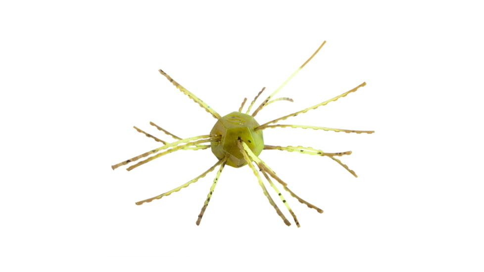 Strike King Tumbleweed Salted Softbait, 4 pack, 3in, Summer Craw, 12-36256