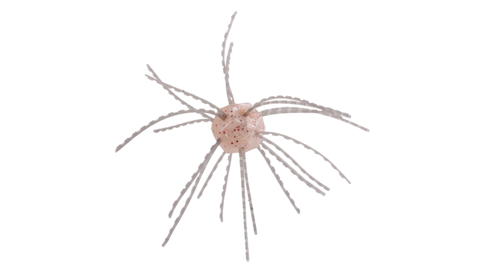 Strike King Tumbleweed Salted Softbait, 4 pack, 3in, White Sauce, 12-36254