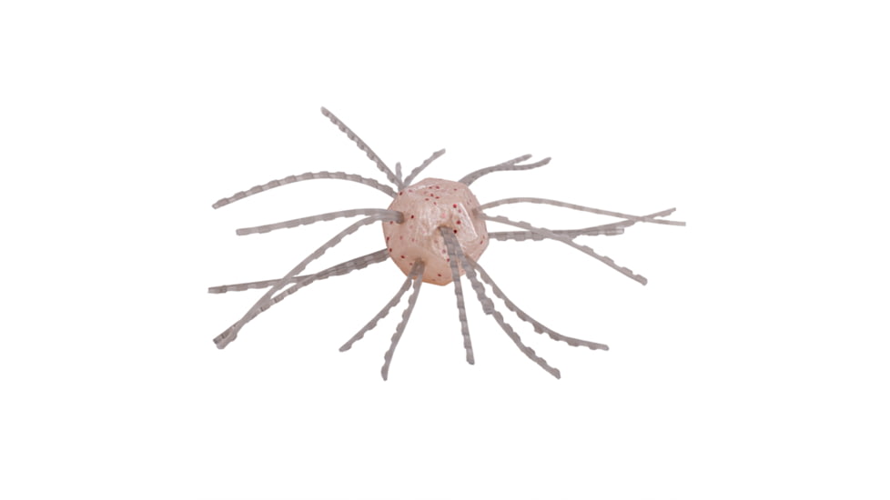 Strike King Tumbleweed Salted Softbait, 4 pack, 3in, White Sauce, 12-36254