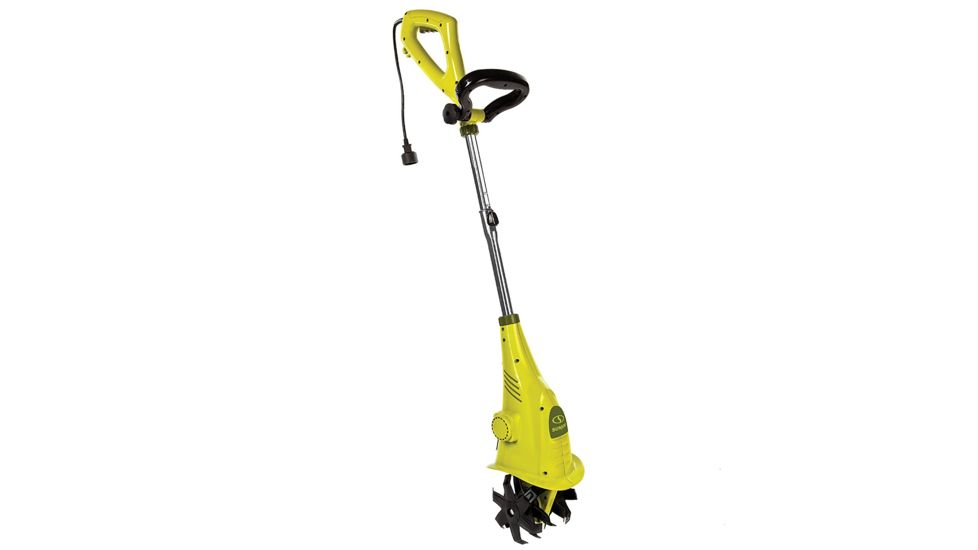 Sun Joe Electric Cultivator Bundle TJ599E + Safety Glasses, 2.5-Amp, 6-Inch, Green,, Green, Large, BDL-TJ599E