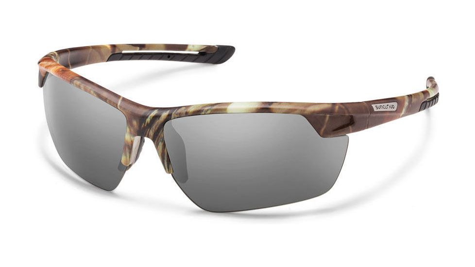 Suncloud Polarized Optics Contender Sunglasses-Matte Camo-Polarized Gray