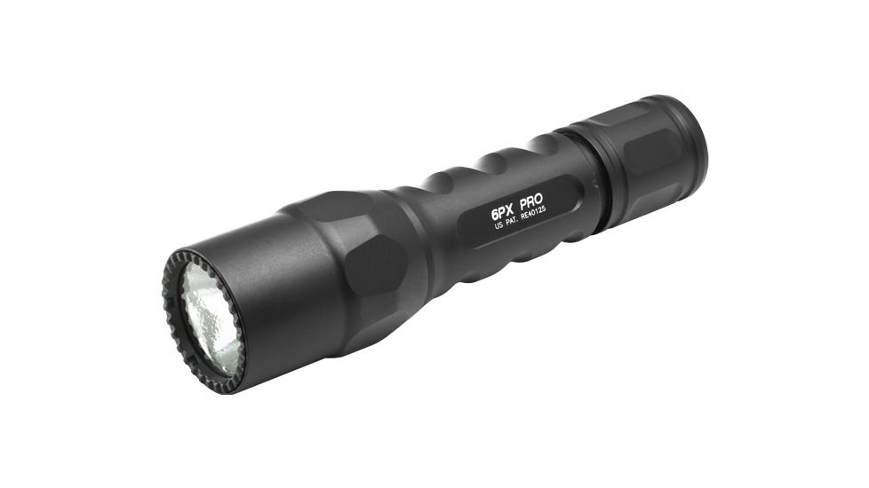 Surefire 6PX Pro Flashlight, Black, 320 Lumens, 5.2" 6PX-D-BK