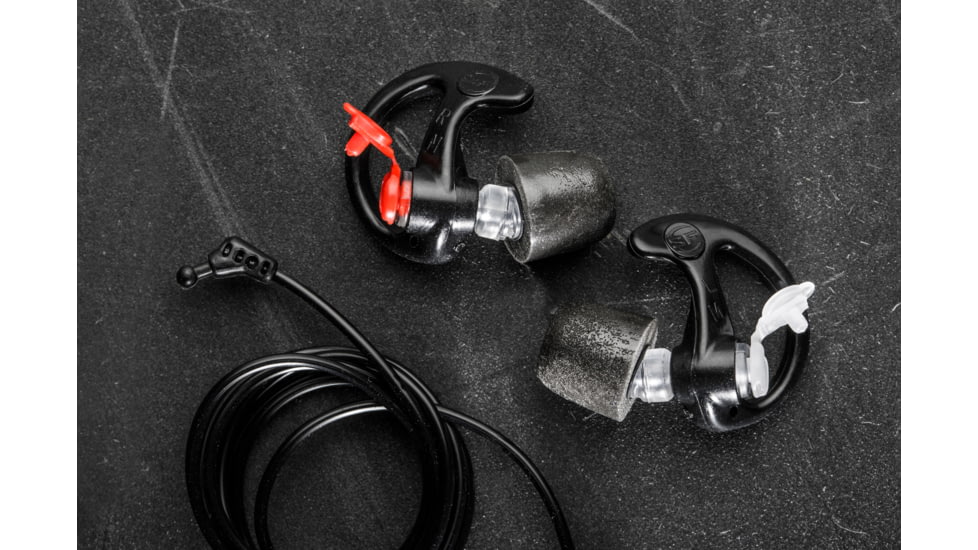 SureFire Sonic Defender Ultra, Large, Black, 1 Pair EP7-BK-LPR