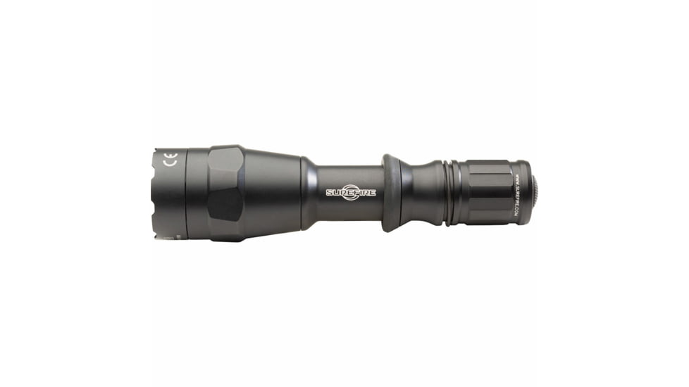 SureFire Dual Fuel LED Combat Flashlight w/Grip Ring, Black, P1RZ-B-DFT