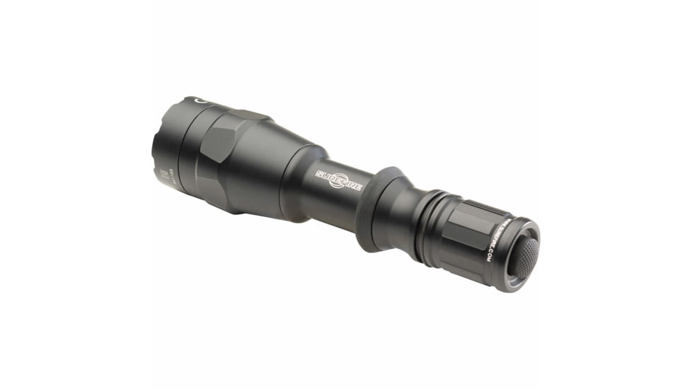 SureFire Dual Fuel LED Combat Flashlight w/Grip Ring, Black, P1RZ-B-DFT