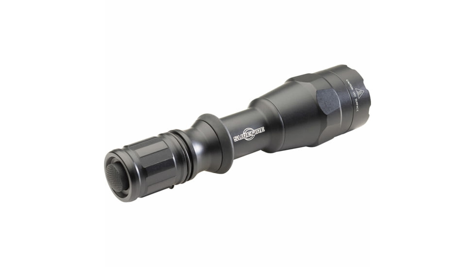 SureFire Dual Fuel LED Combat Flashlight w/Grip Ring, Black, P1RZ-B-DFT
