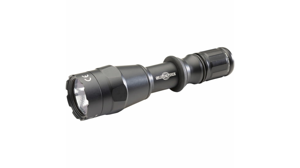 SureFire Dual Fuel LED Combat Flashlight w/Grip Ring, Black, P1RZ-B-DFT