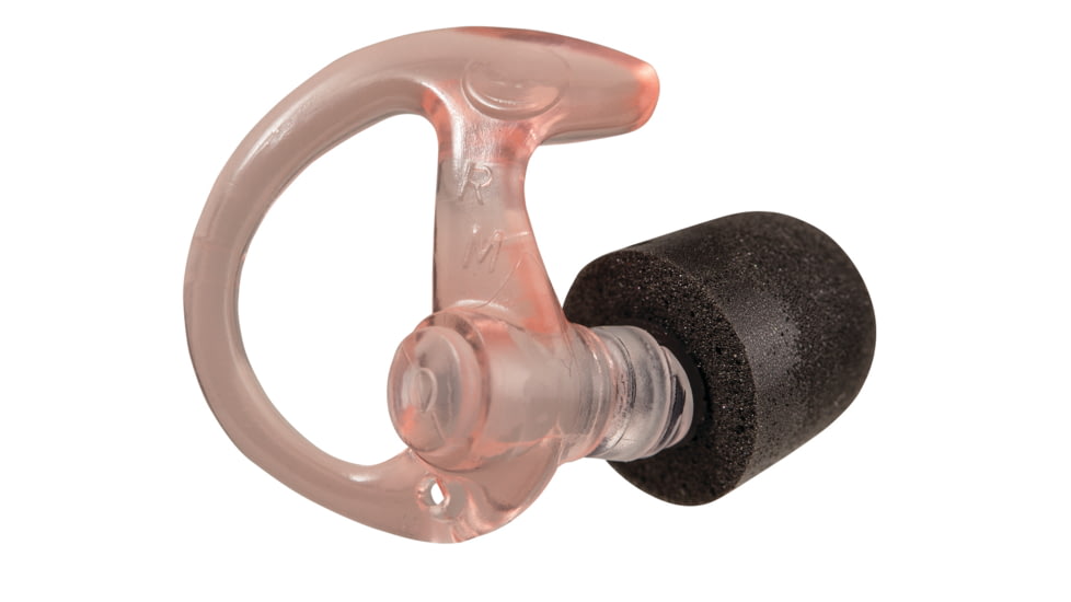 SureFire EP10 Sonic Defenders Ultra Max Full-Block Foam-Tipped Earplugs - 1 Pair, Clear, Medium, EP10-MPR