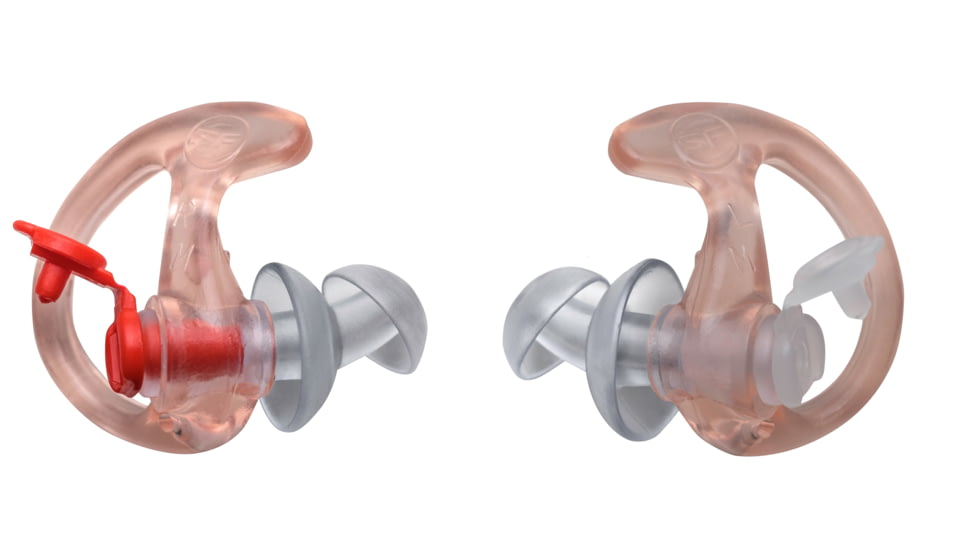 SureFire EP3 Sonic Defender Earplugs, 1 Par, Large, Clear, EP3-LPR