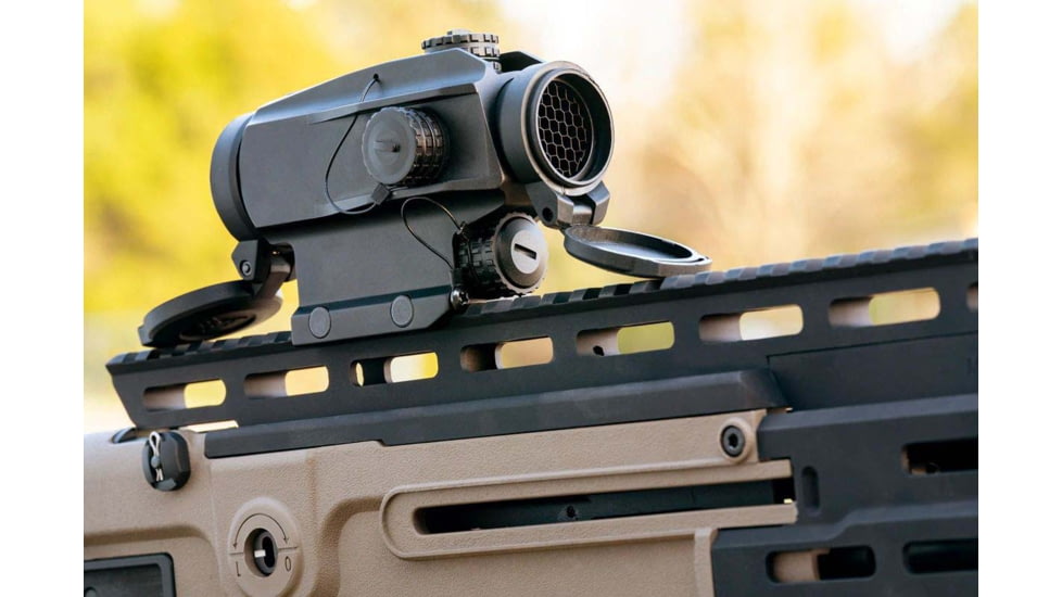 Swampfox Blade Prism Scope, 1x25mm, Red CQB Reticle, Black, BPS00125-R