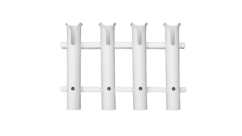 TACO Marine 4-Rod Poly Rod Rack - White 45925