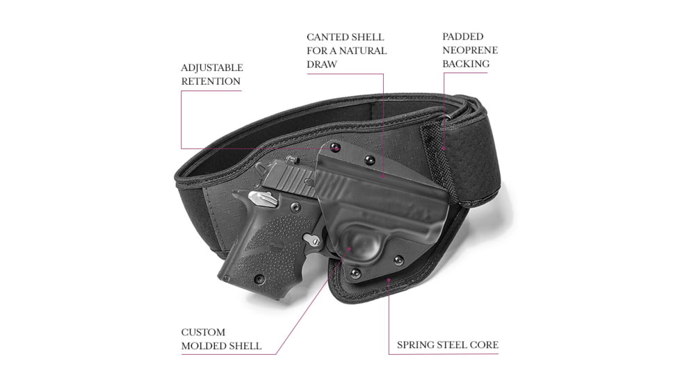 Tactica Belly Band Holster, Glock - 29, Right Handed, S, tt-BB-0072-RH-S