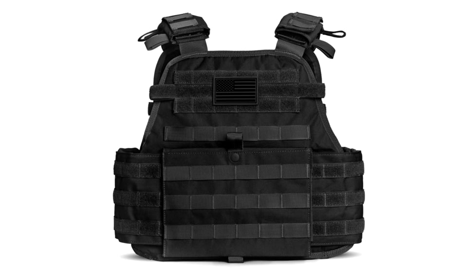Tacticon Armament BattleVest Plate Carrier, Black, BV-REG-BK