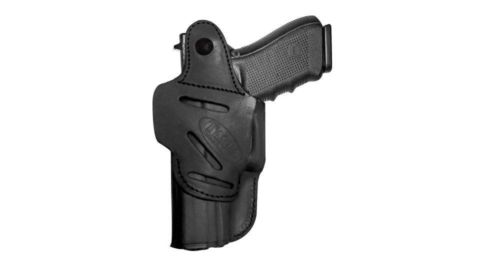 Tagua Gunleather 1911-4in. Black/Right Hand Holster, Black IPHR4-210