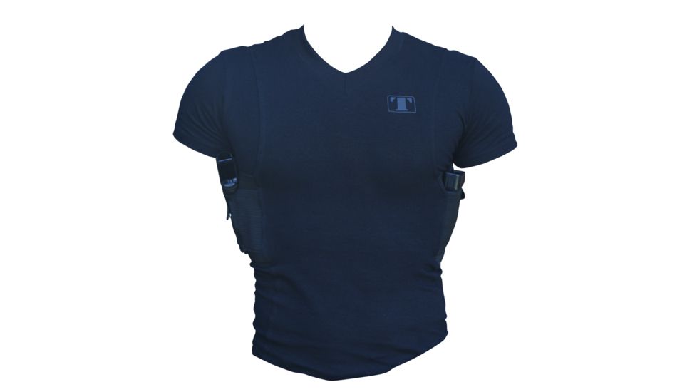 Tagua Gunleather Cotton Large Holster T-Shirt Black SHTC-L-001
