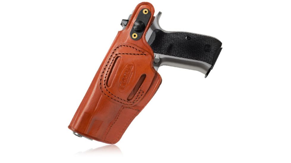 Tagua Gunleather Cross Draw Holster for HK, Brown, Right Hand, CDH1-502