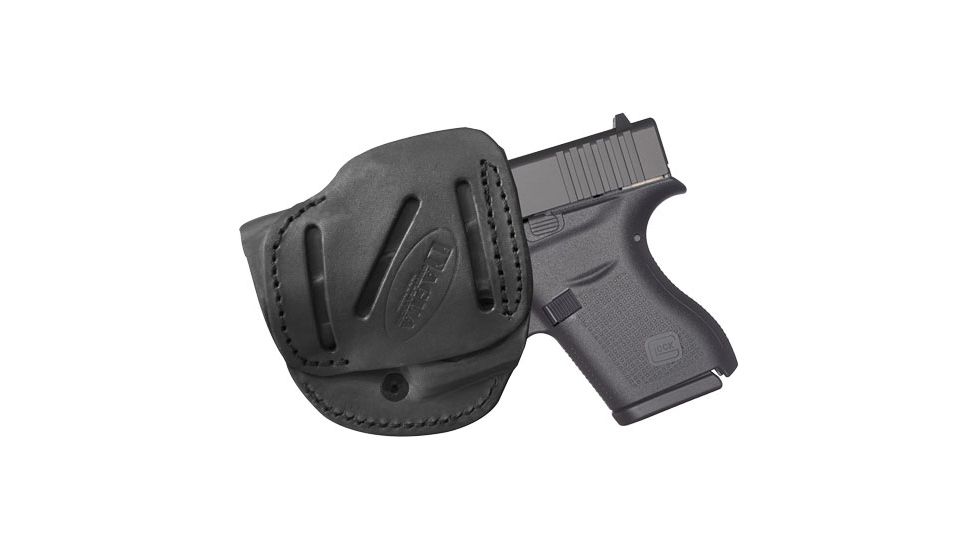 Tagua Gunleather Four in One Holster, Black, Right Hand, IPH4-355