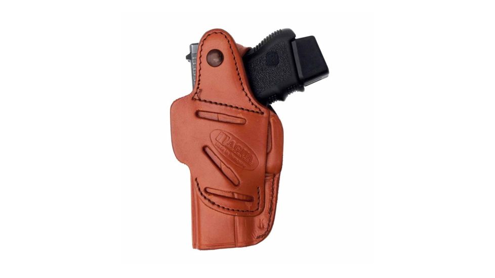 Tagua Gunleather Four in One Holster, Brown, Right Hand, IPH4-357