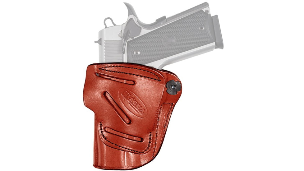 Tagua Gunleather Four in One Holster, Brown, Right Hand, IPH4-052