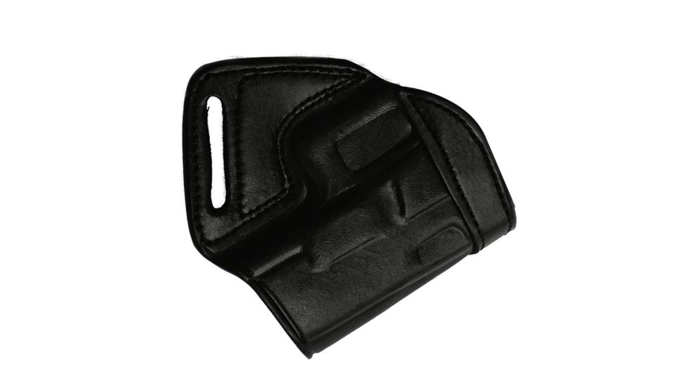 Tagua Gunleather Middle Back Holster, Black, Right Hand, MBH-005