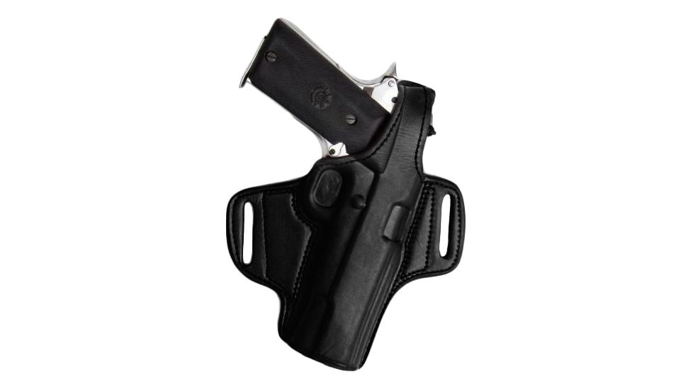 Tagua Gunleather Mini Thumb Break Leather Belt Holster For Taurus Millennium Pro Right Hand Black